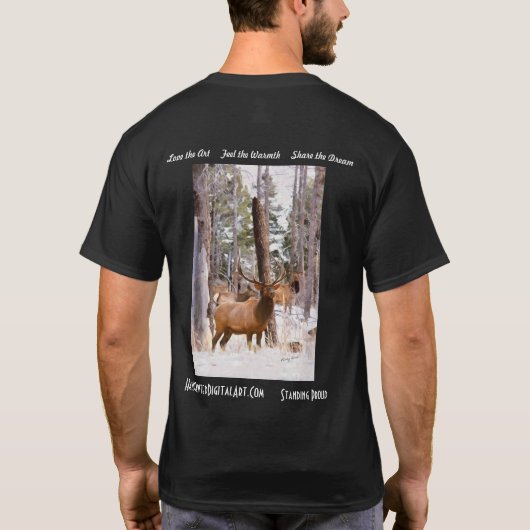 T-shirt Fier debout (Dos)