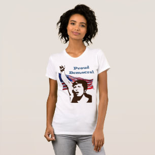 T-shirt Fier Démocrate Femme Anti-Trump Démocrate Chemise