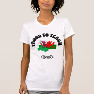 T-shirt FIER D'ENSEIGNER CYMRAEG Welsh Enseignant