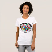 T-SHIRT FIER D'ENSEIGNER LES APPRENANTS MULTILINGUES ESL E (Devant entier)