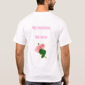 T-shirt fier d'épouse d'armée (Dos)