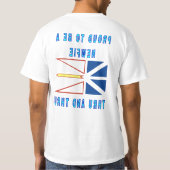 T-SHIRT FIER D'ÊTRE A NEWFIE DE PART EN PART (Dos)