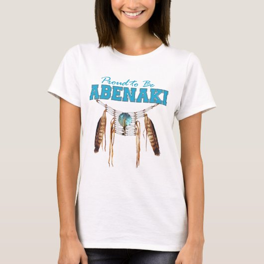 T-shirt Fier d'être Abenaki (Devant)