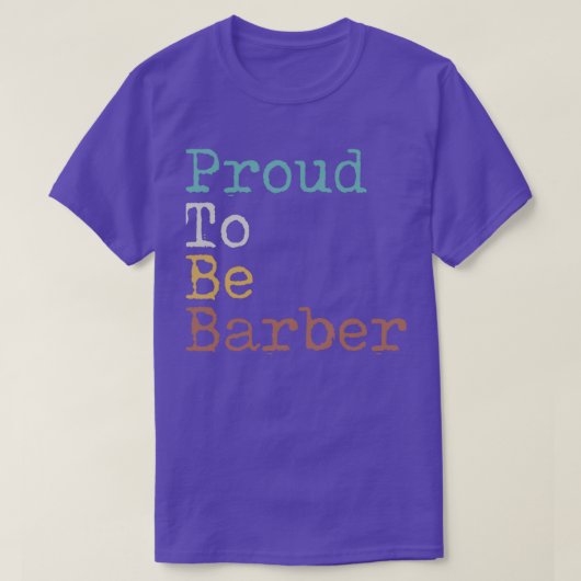 T-shirt Fier D'Être Barbier (Design devant)