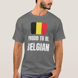 T-shirt Fier d'être belge