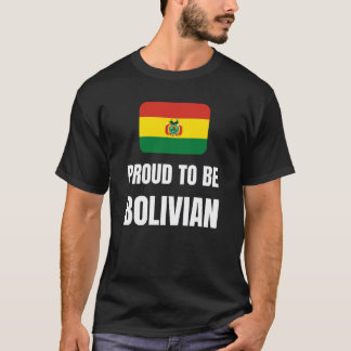 T-shirt Fier d'être bolivien