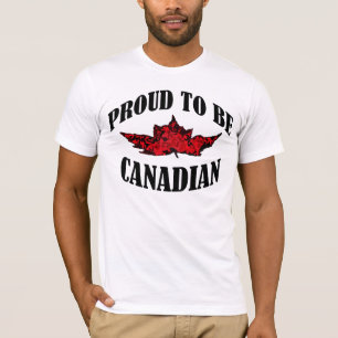 T-shirt Fier d'être canadien