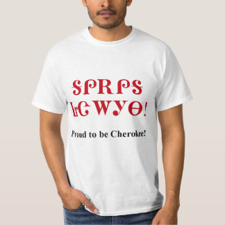 T-shirt Fier d'être cherokee