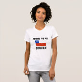 T-shirt Fier d'être CHILIEN (Devant entier)