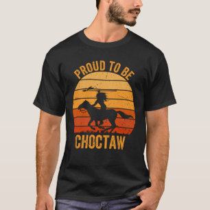 T-shirt Fier D'Être Choctaw, Journée Des Peuples Autocht