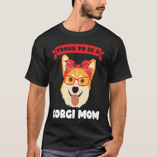 T-shirt Fier d'être Corgi Maman Corgi Maman (Devant)