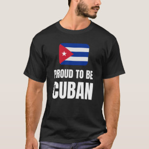 T-shirt Fier d'être cubain
