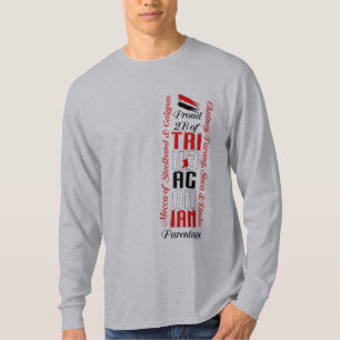 T-shirt Fier d'être d'ascendance trinbagonienne