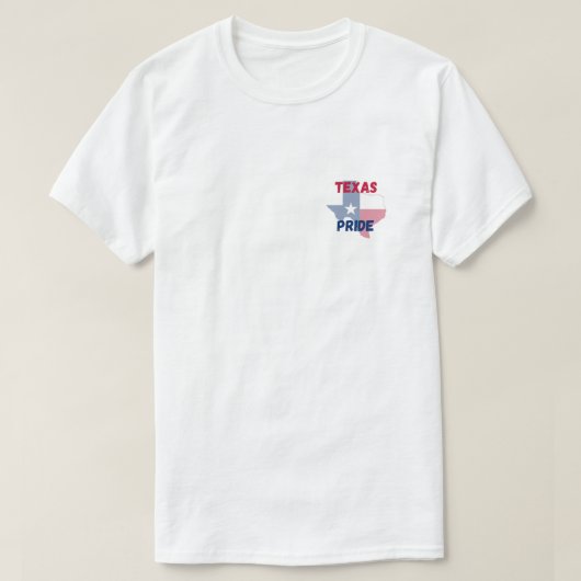 T-shirt Fier d'être du Texas (Design devant)