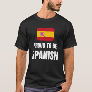 T-shirt Fier d'être espagnol