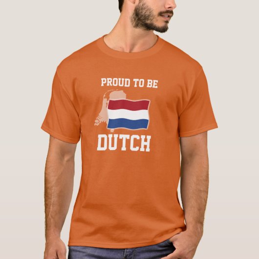 T-shirt Fier d'être hollandais (Devant)