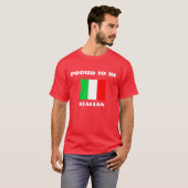 T-shirt Fier d'être, italien (Devant entier)