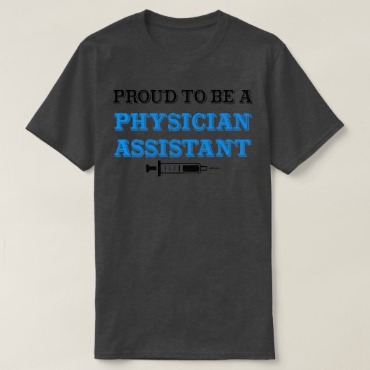 T-shirt Fier d'être médecin assistant (Design devant)