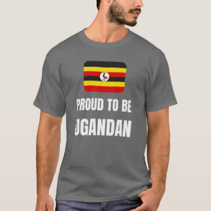T-shirt Fier d'être Ougandais