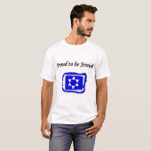 T-shirt Fier d'être pièce en t juive (Devant entier)