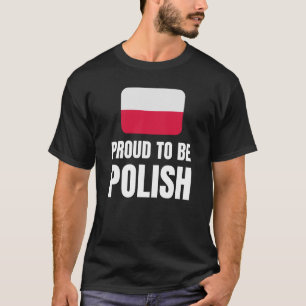 T-shirt Fier d'être polonais