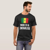T-shirt Fier d'être sénégalais (Devant entier)