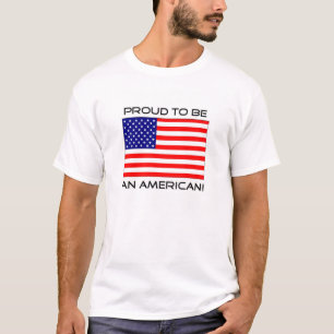 T-shirt Fier d'être un Américain !
