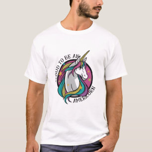 T-shirt Fier d'être un Americorn