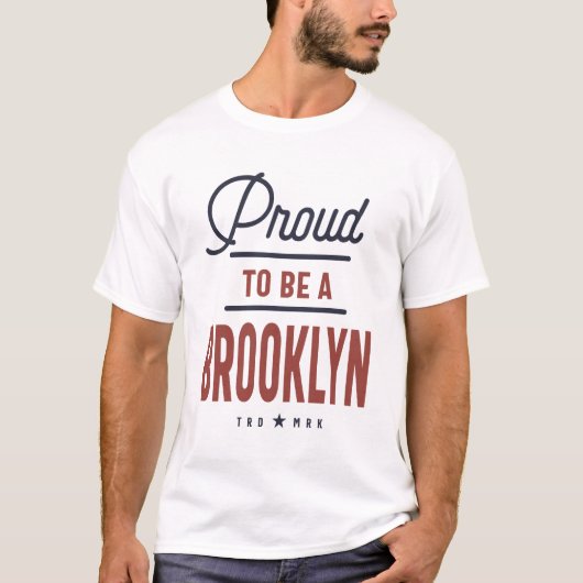 T-shirt Fier d'être un Brooklyn (Devant)