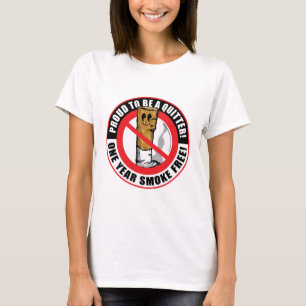 T-shirt Fier d'être un renonceur 1 an