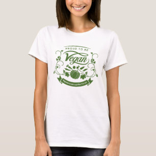 T-shirt Fier d'être Vegan