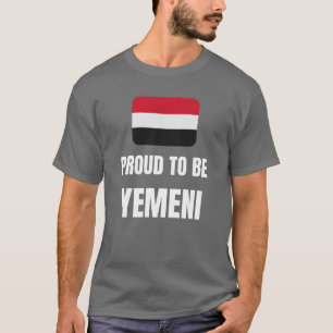 T-shirt Fier d'être yéménite