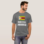T-shirt Fier d'être Zimbabwéen (Devant entier)