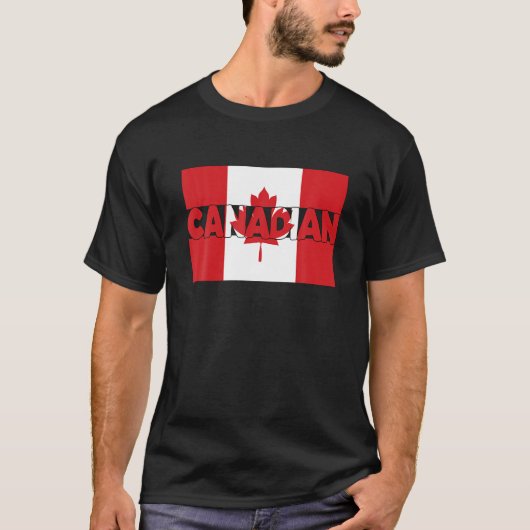 T-shirt Fier drapeau canadien Fête du Canada Racines canad (Devant)