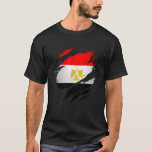 T-shirt Fier Drapeau égyptien déchiré