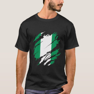 T-shirt Fier drapeau nigérian Fans Nigeria Nigeria Nigeria