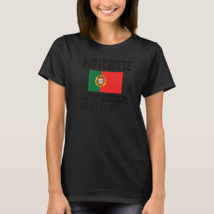 T-shirt Fier drapeau portugais Portugal né Roo portugais