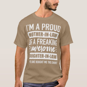T-shirt Fier droit de mère de l'incroyable droit de fille