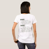 T-shirt Fier épouse avec retour (Dos entier)