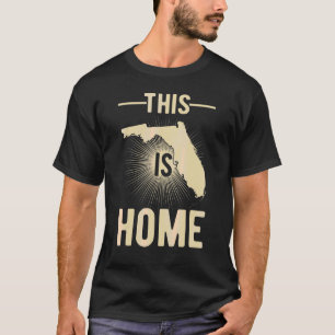 T-shirt Fier États-Unis Fan C'Est Accueil Carte Floride