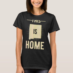 T-shirt Fier États-Unis Fan This Is Home Carte Nouveau Mex