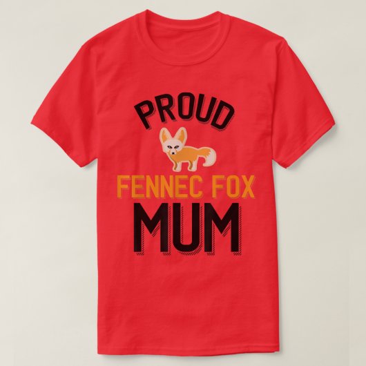 T-shirt Fier Fennec Fo Maman (Design devant)