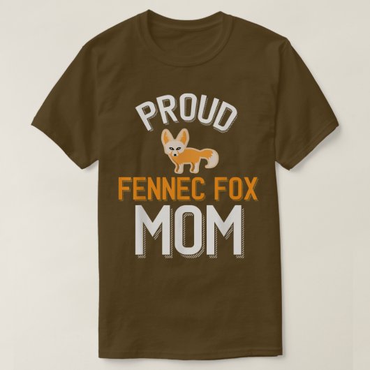T-shirt Fier Fennec Fo Maman Cute Fennec Fo (Design devant)