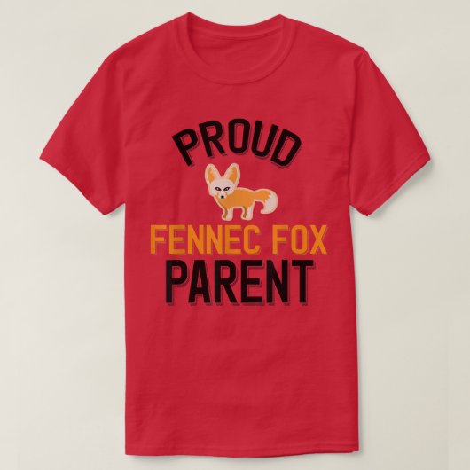 T-shirt Fier Fennec Pour Parent (Design devant)