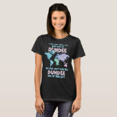 T-shirt Fier Fille De Dundee Relocalisation De Dundee (Devant entier)