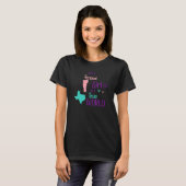T-shirt Fier fille Design Juste une fille du Vermont dans  (Devant entier)