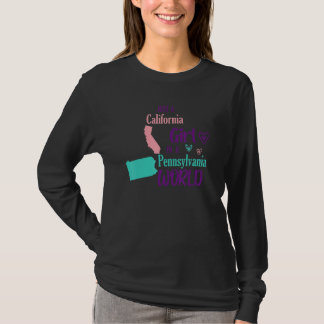 T-shirt Fier fille juste une fille californienne en Pennsy