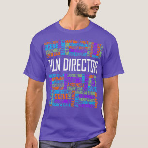 T-shirt Fier Film Réalisateur Mots Cadeaux cinéaste Caméra