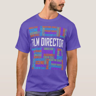 T-shirt Fier Film Réalisateur Mots Cadeaux cinéaste Caméra
