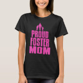 T-shirt Fier Foster Maman Cool Foster Parent Présente (Devant)